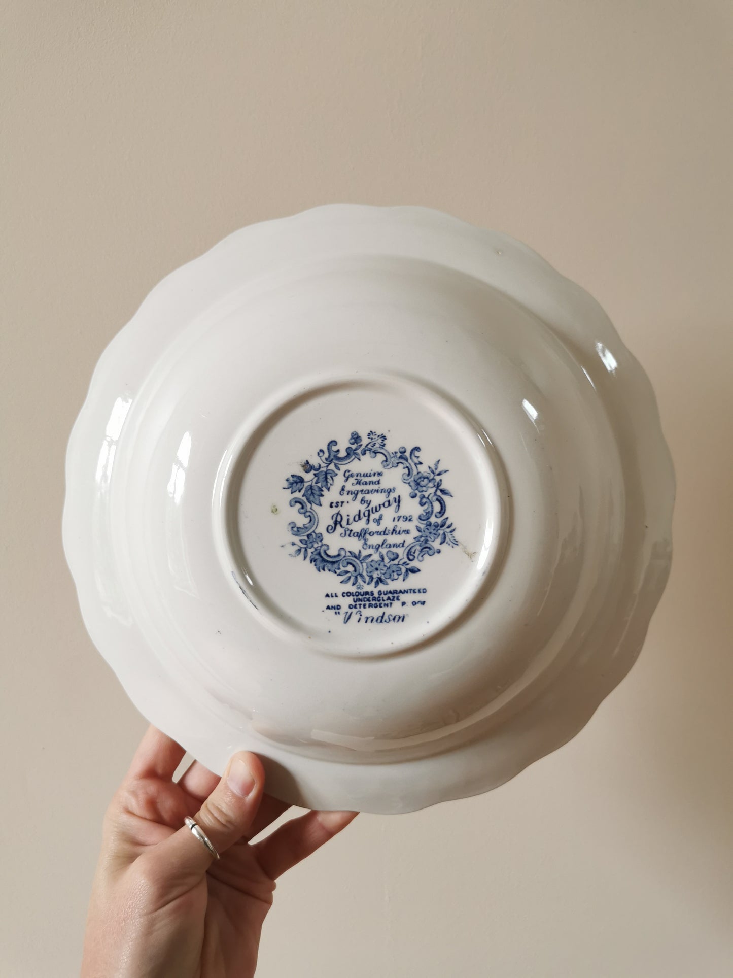 Petit saladier vintage Ridgway, Windsor