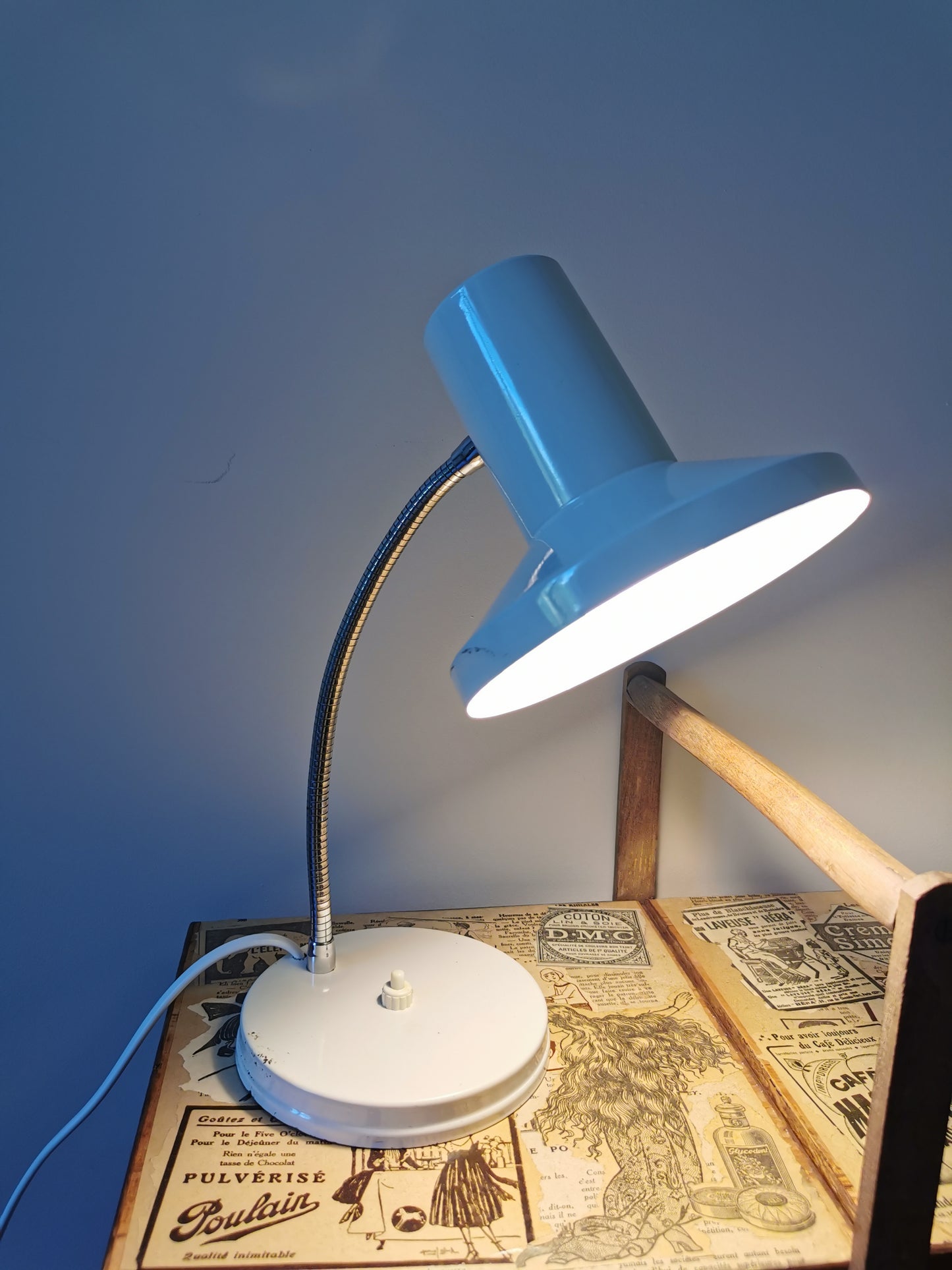 Lampe de bureau style industriel