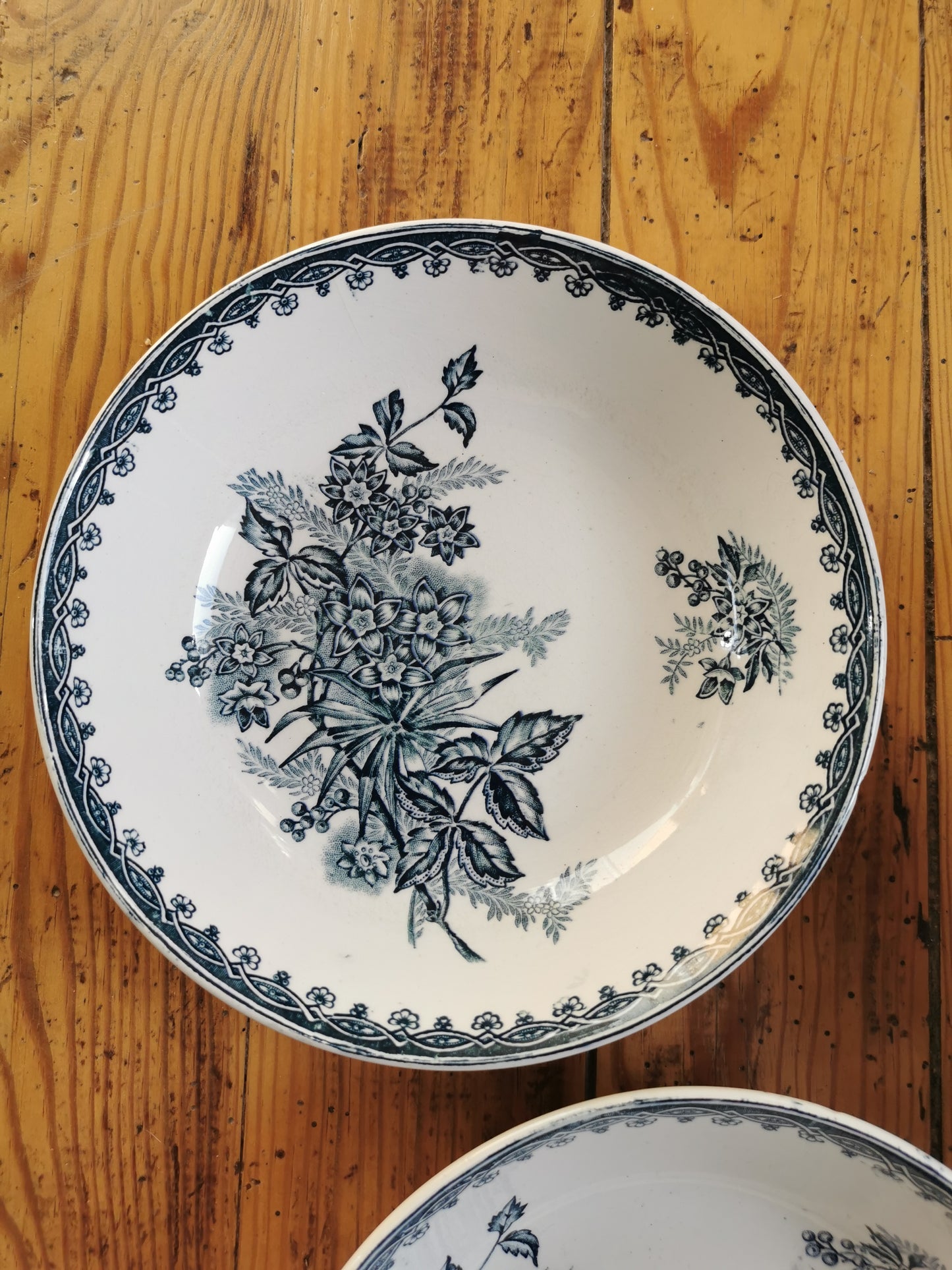 Assiettes calottes St Amand, Margot
