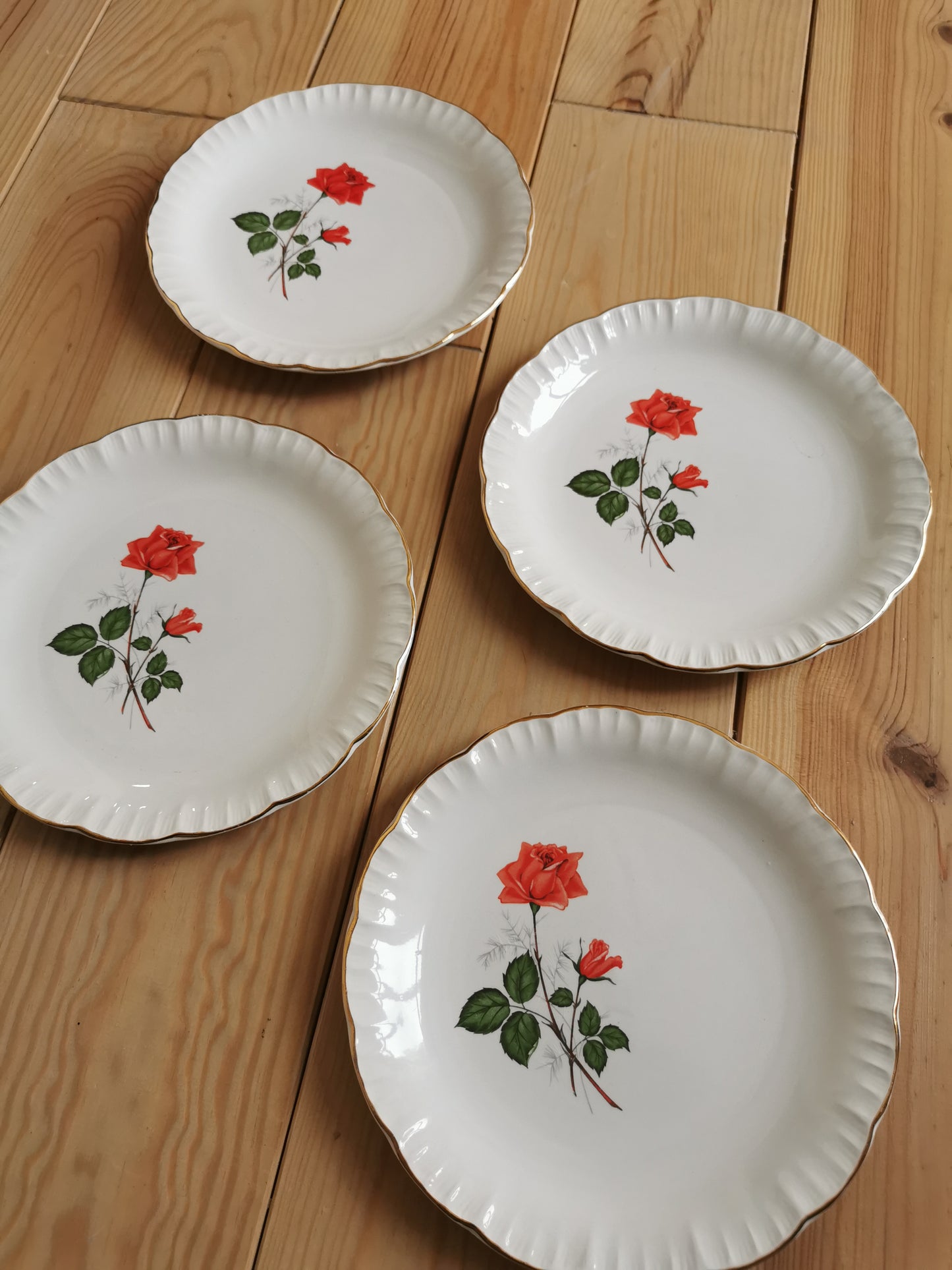 Assiettes vintage Digoin Sévigné