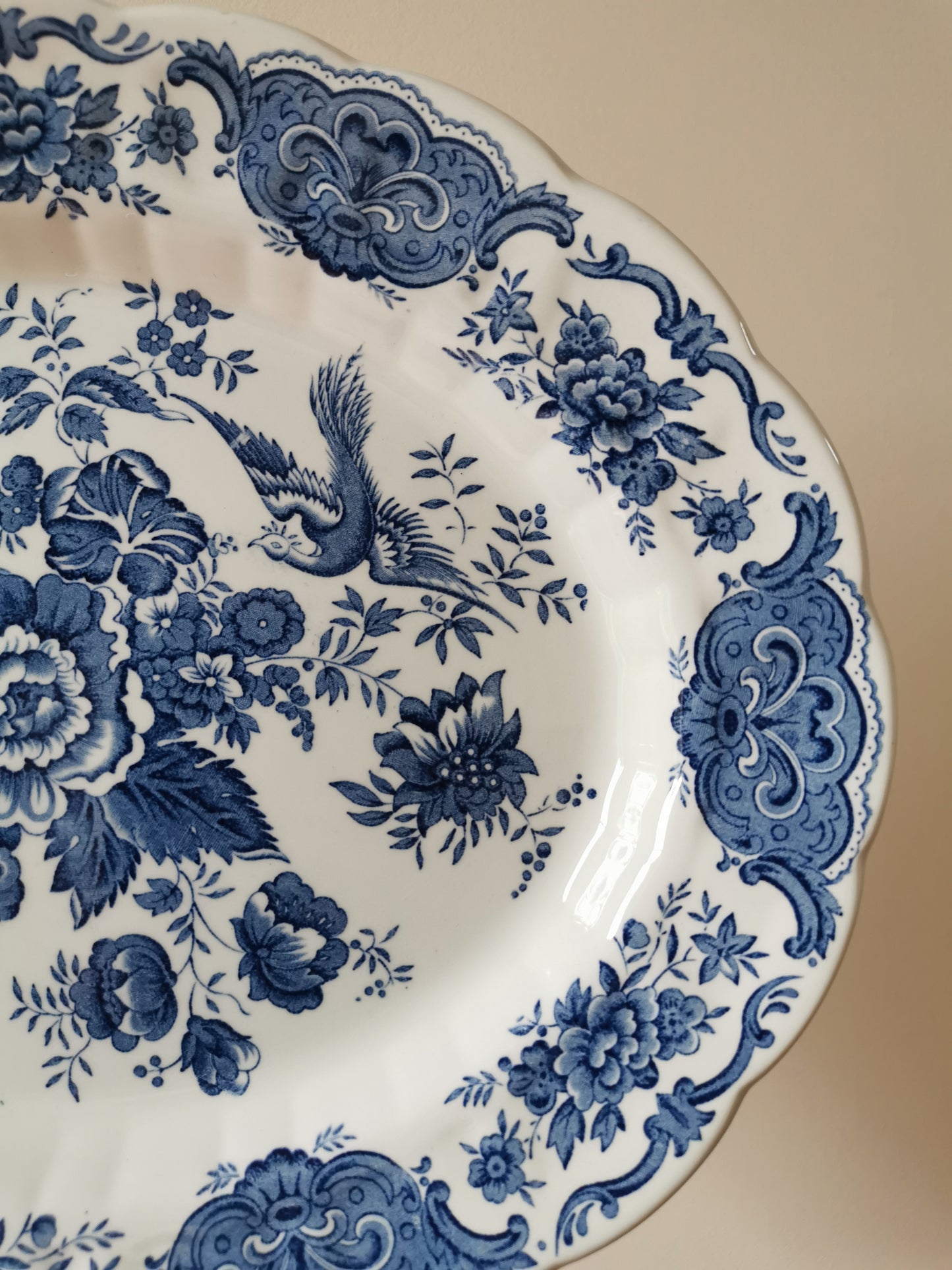 Plat ovale vintage Ridgway, Windsor