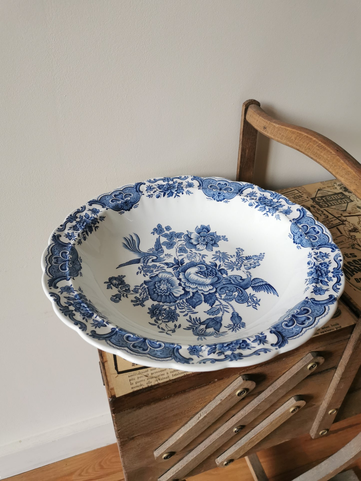 Plat creux vintage Ridgway, Windsor