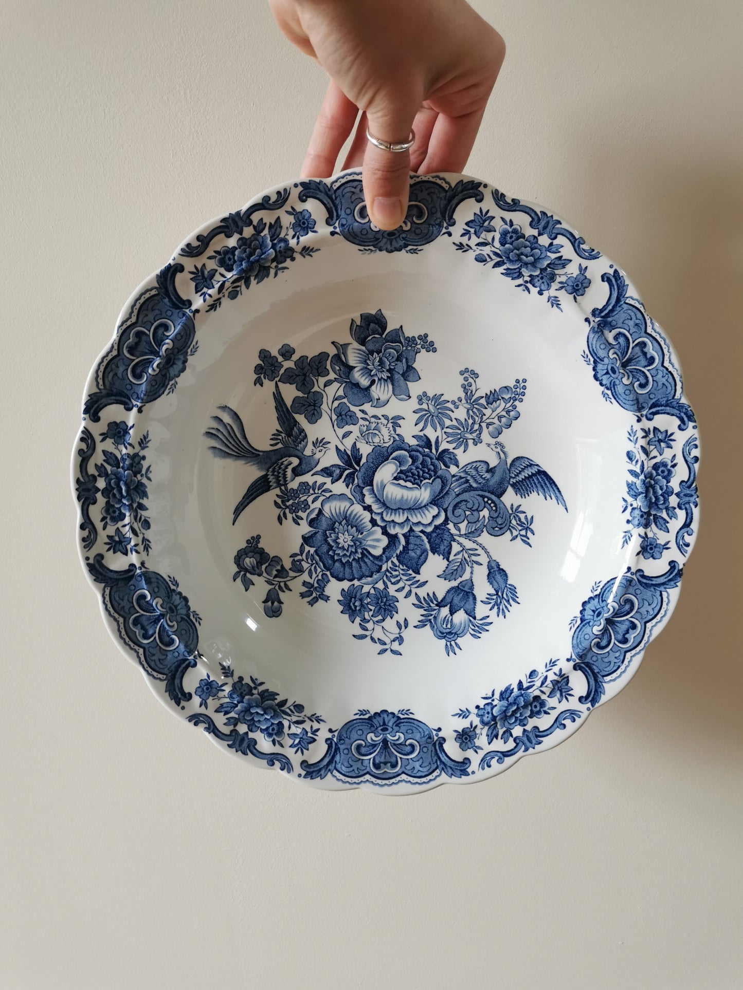 Plat creux vintage Ridgway, Windsor