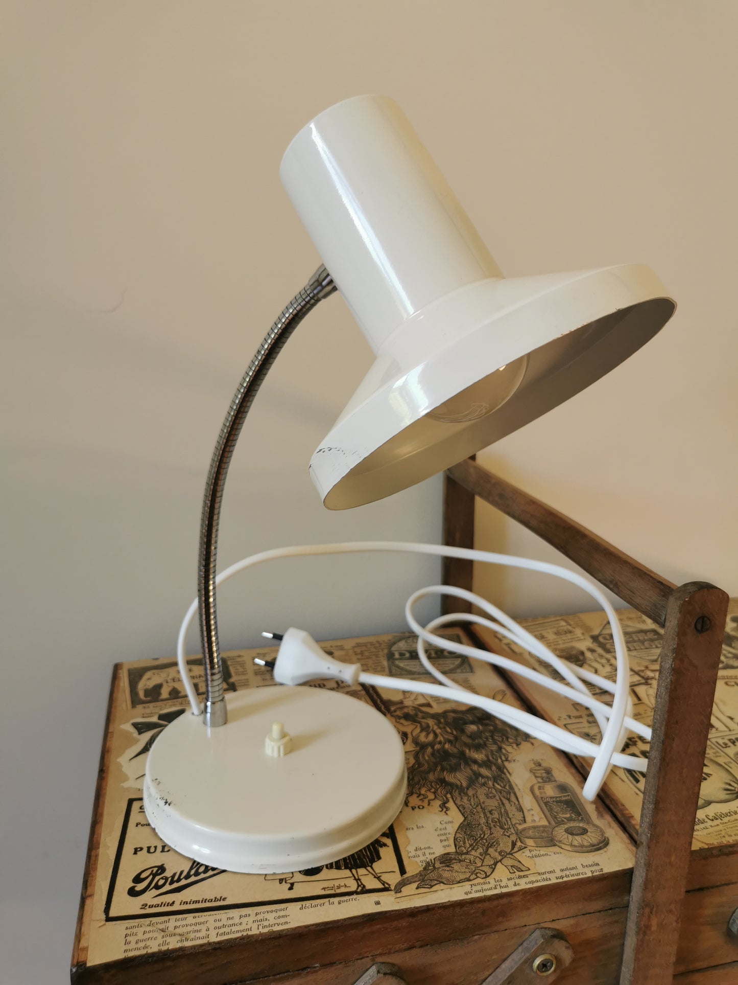 Lampe de bureau style industriel