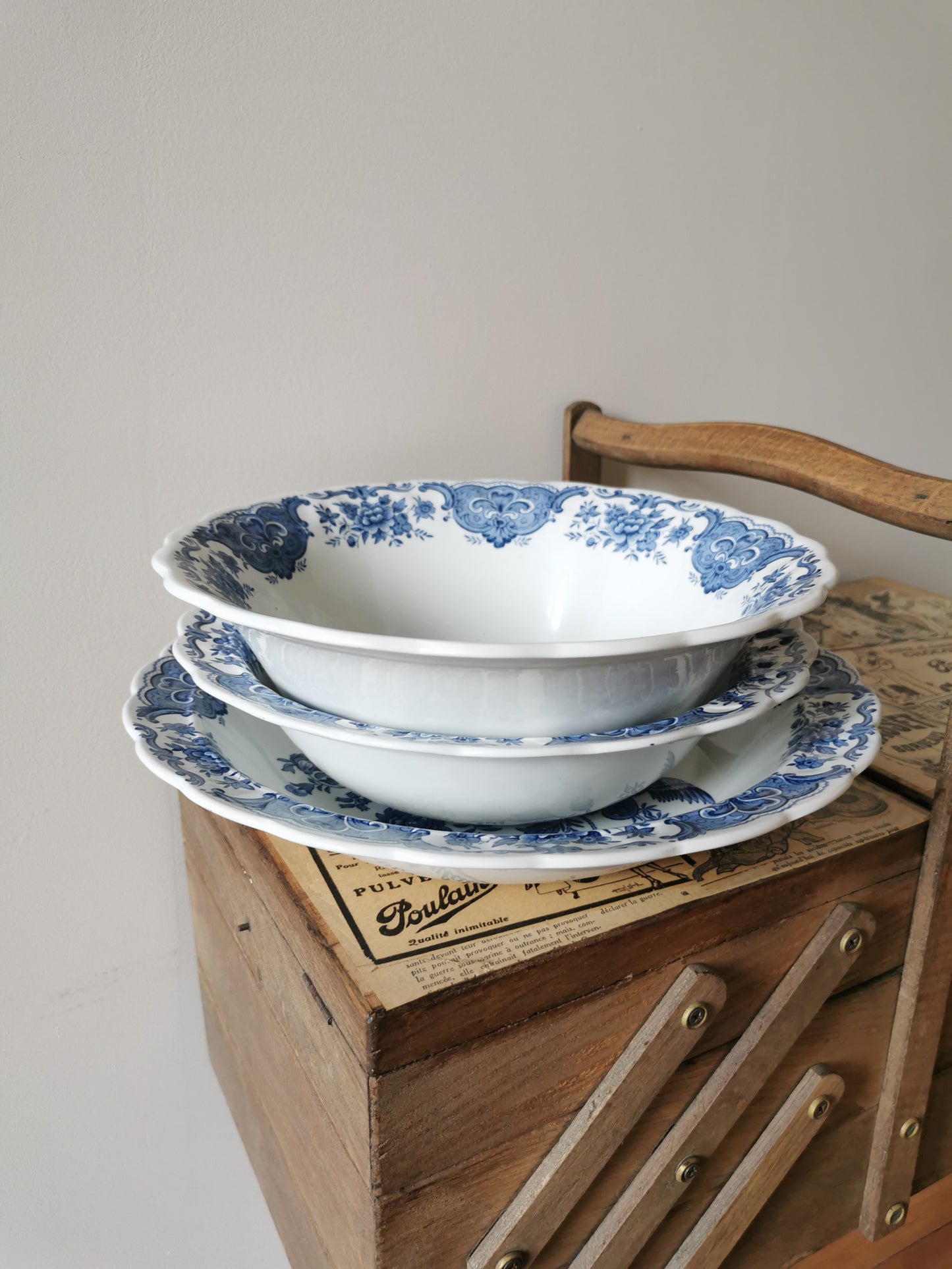 Plat creux vintage Ridgway, Windsor