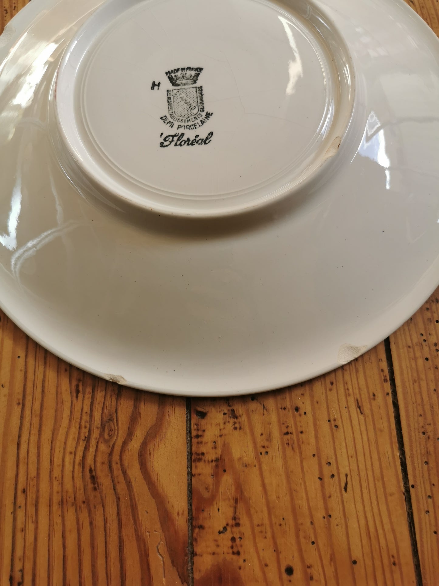 Plat rond St Amand, Floreal