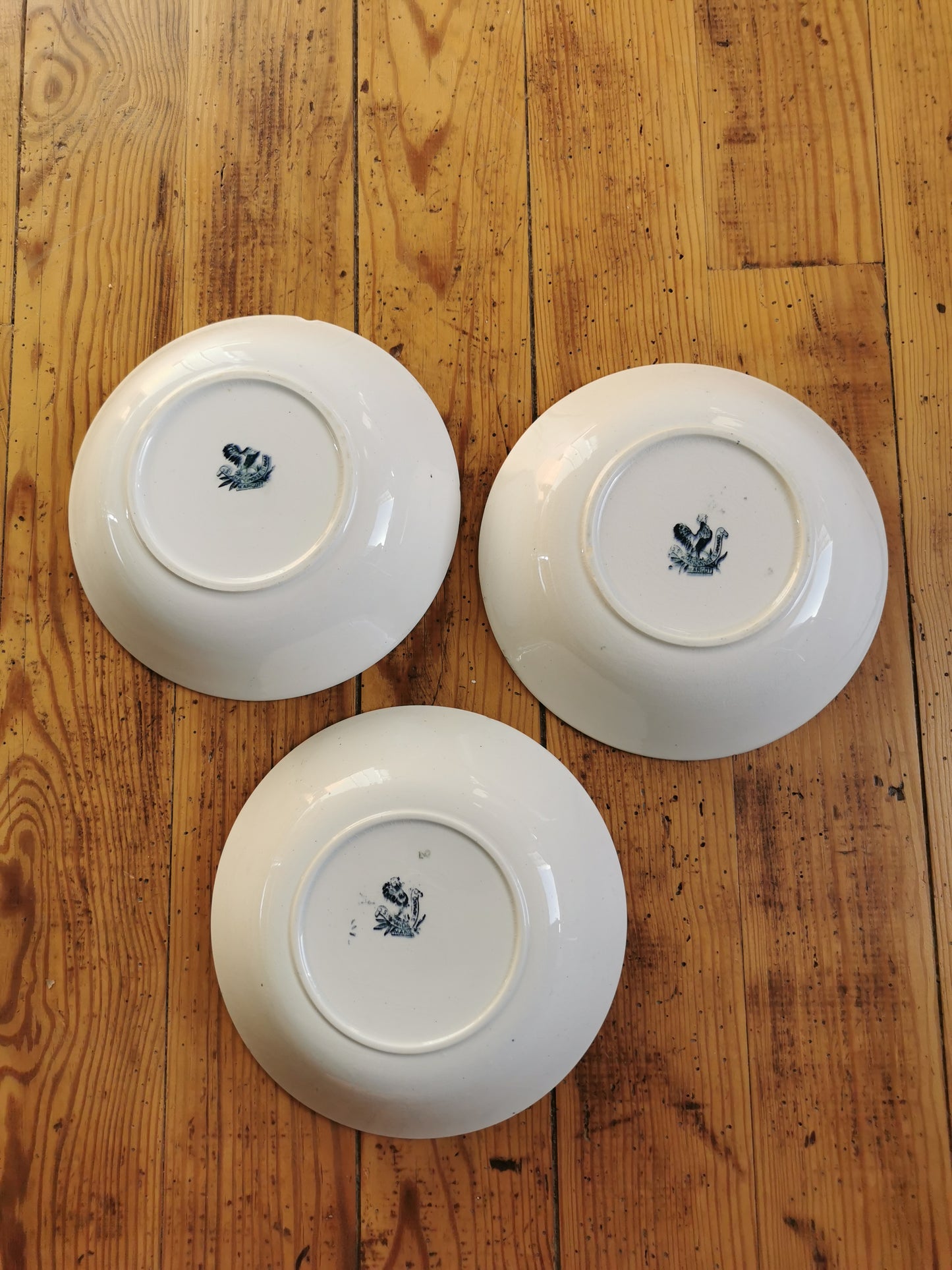 Assiettes calottes St Amand, Margot