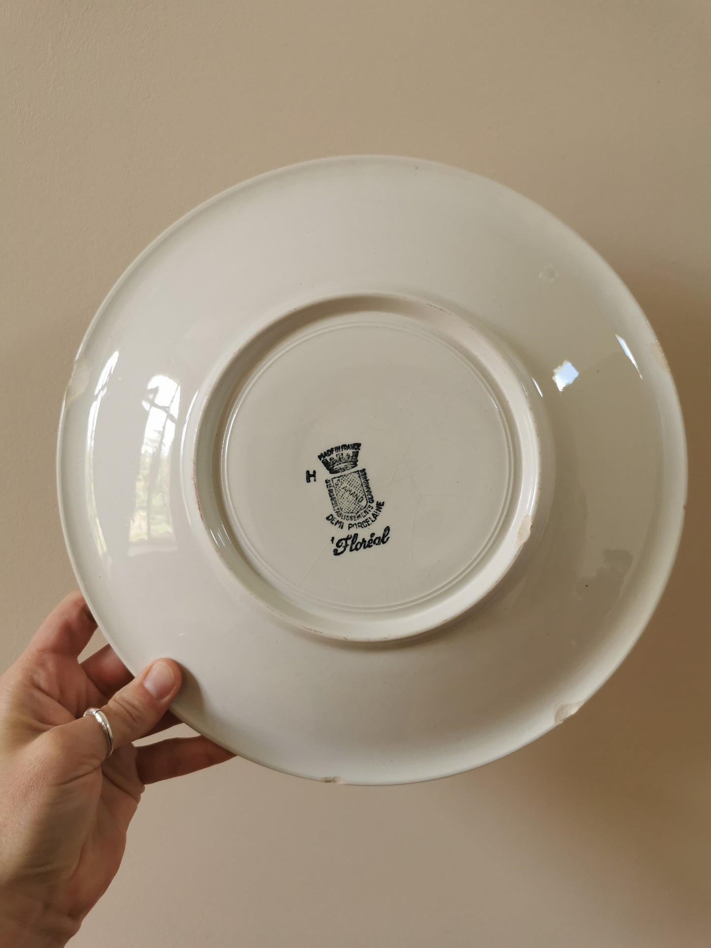 Plat rond St Amand, Floreal