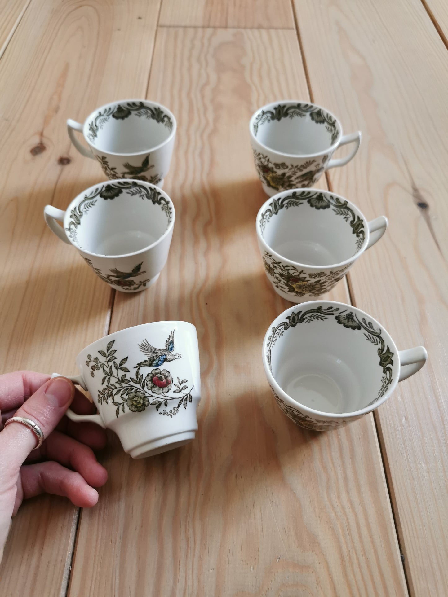 Tasses anglaises vintage Ridgway
