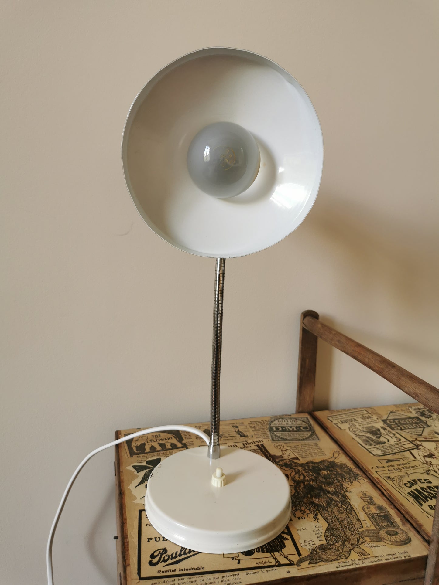 Lampe de bureau style industriel