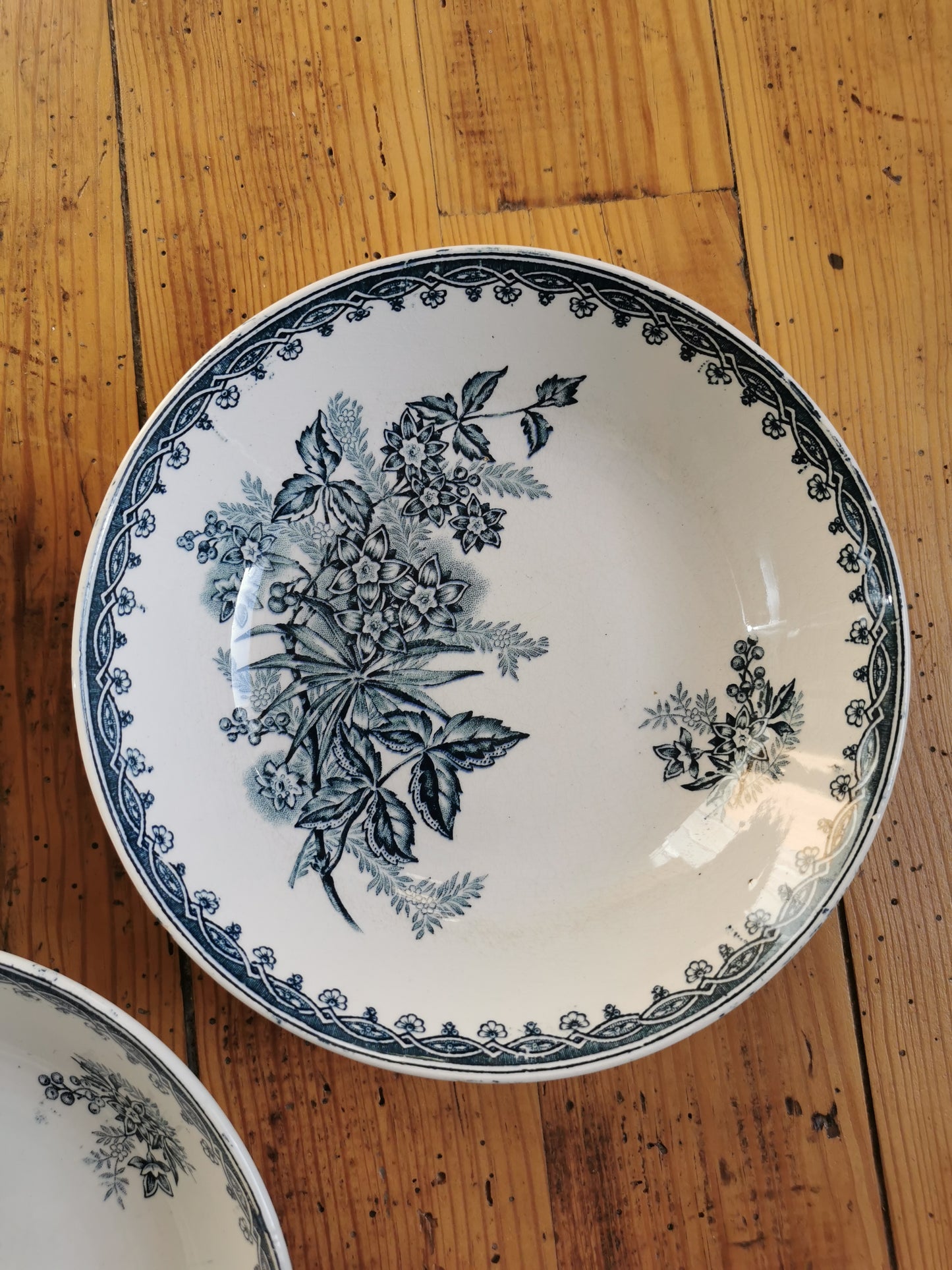Assiettes calottes St Amand, Margot
