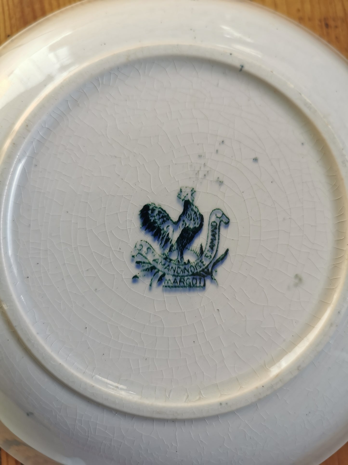 Assiettes calottes St Amand, Margot