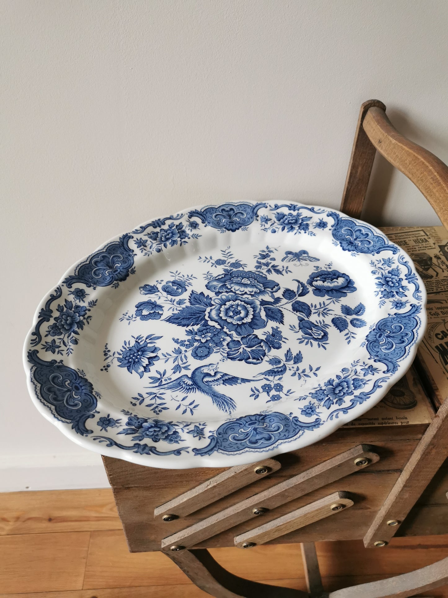 Plat ovale vintage Ridgway, Windsor