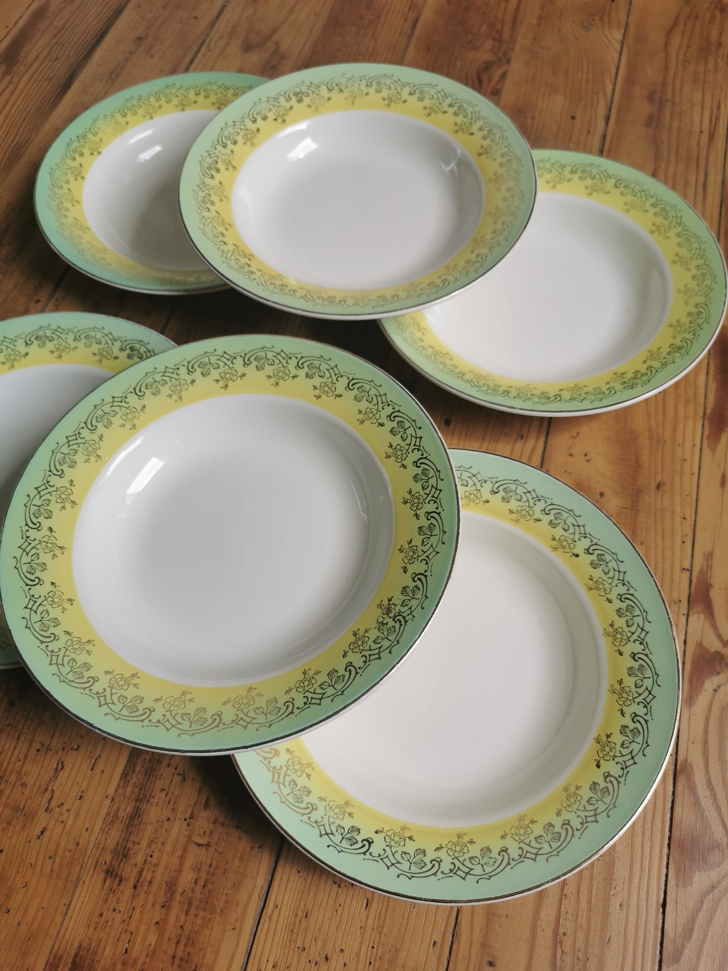 Assiettes creuses Digoin Pérou