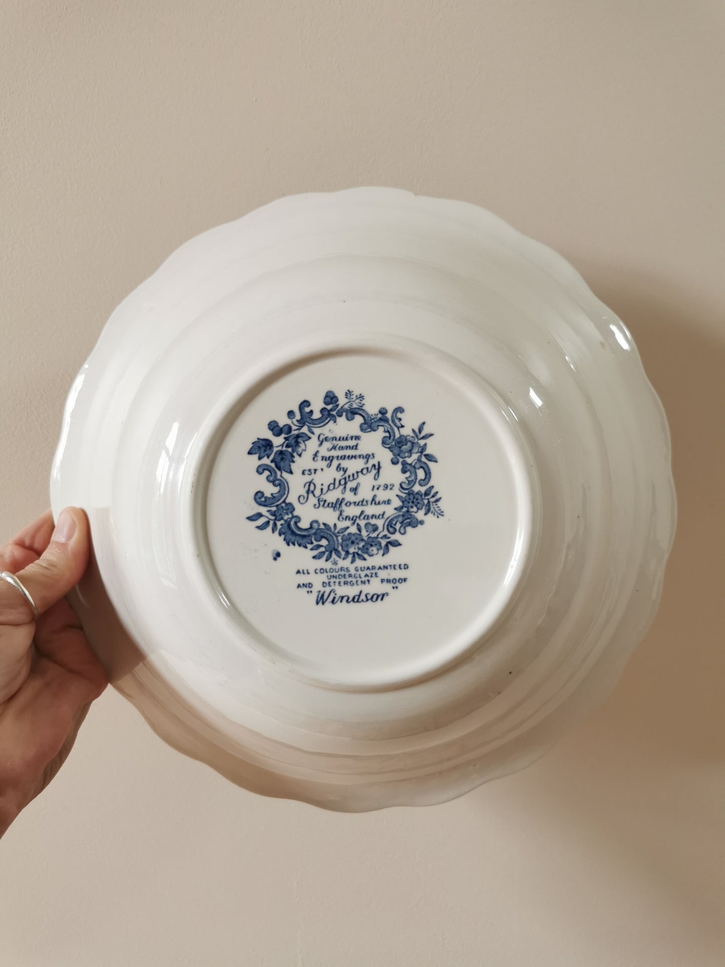 Saladier vintage Ridgway, Windsor