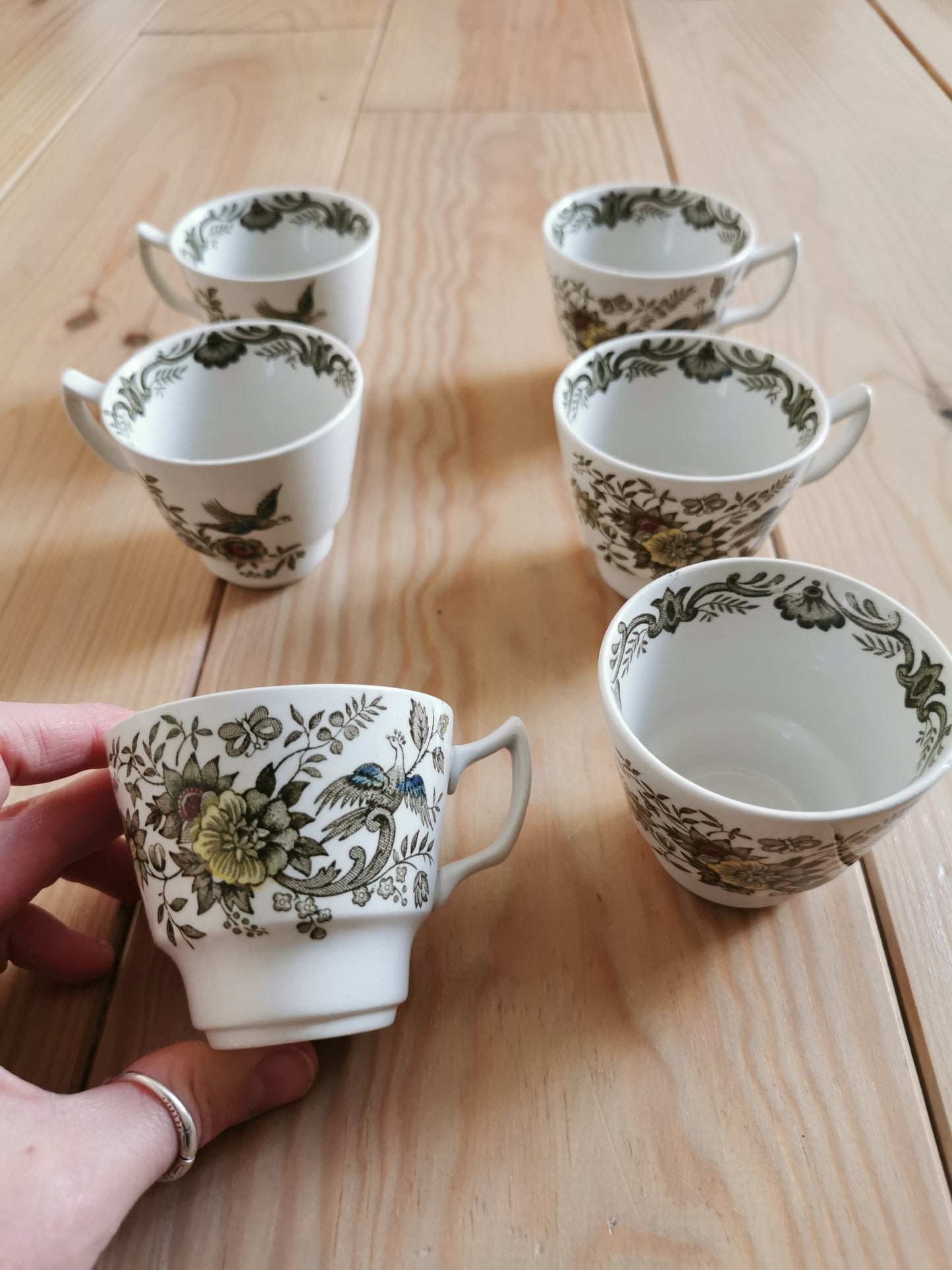 Tasses anglaises vintage Ridgway