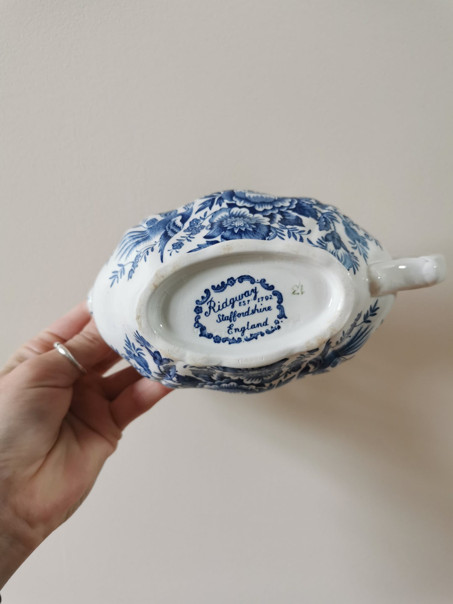 Saucière vintage Ridgway, Windsor