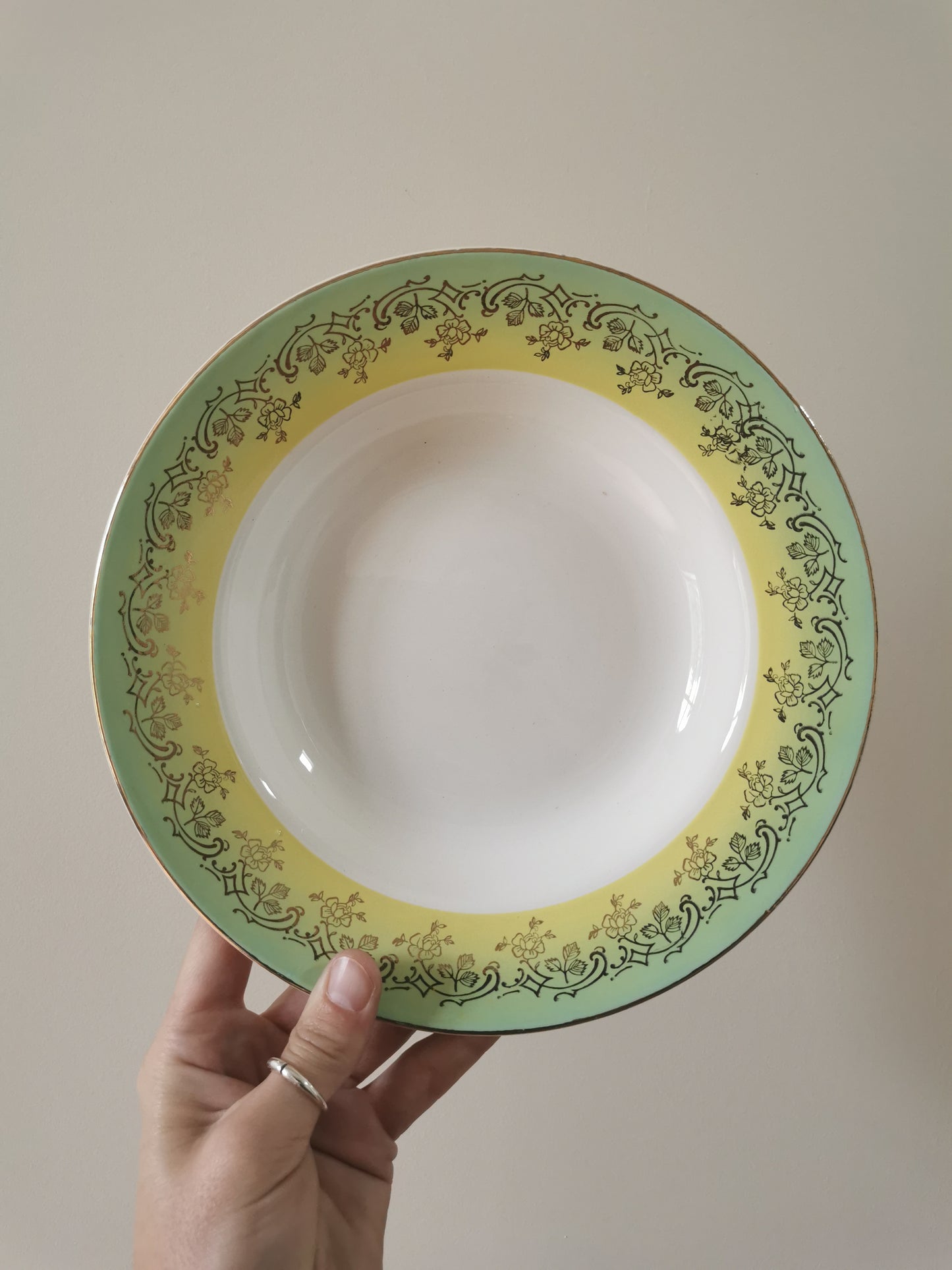 Assiette creuse Digoin Pérou