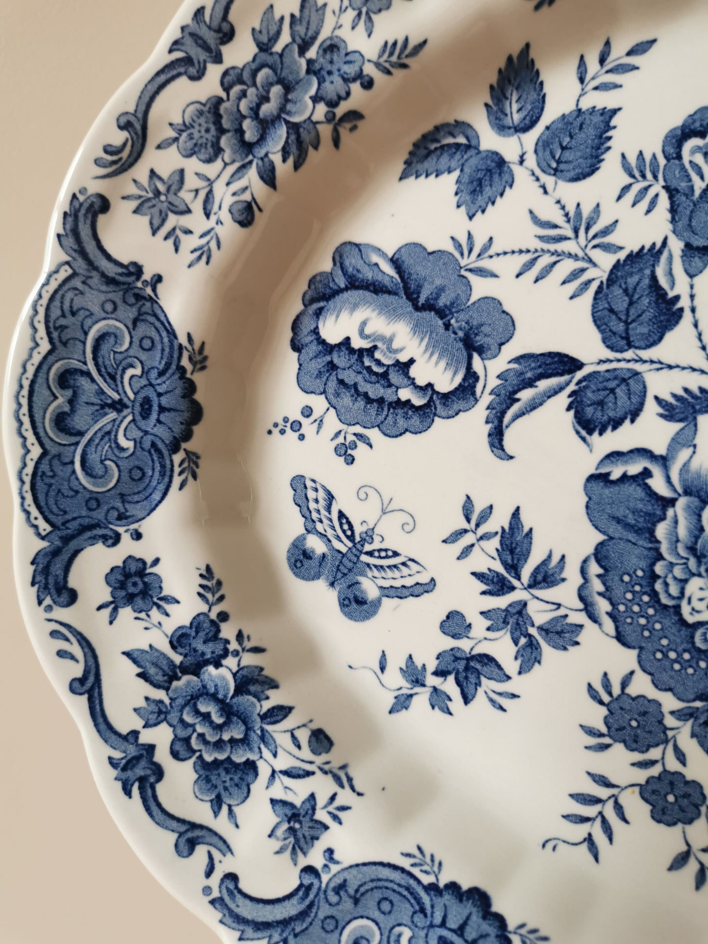 Plat ovale vintage Ridgway, Windsor
