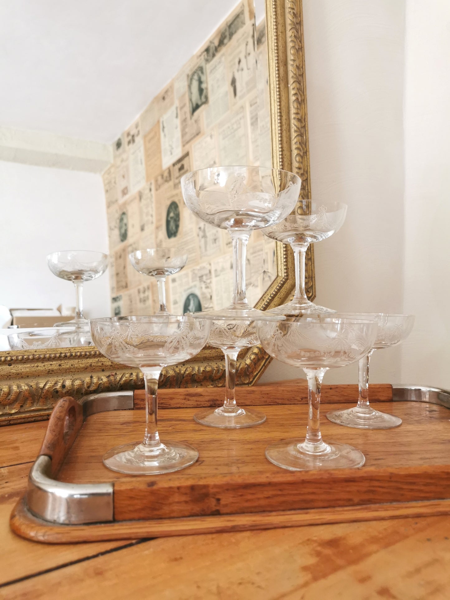 Coupes à champagne vintage