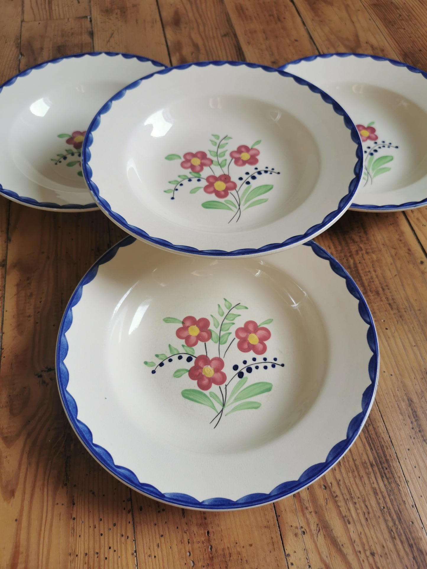 Assiettes creuses Sarreguemines, Barsac