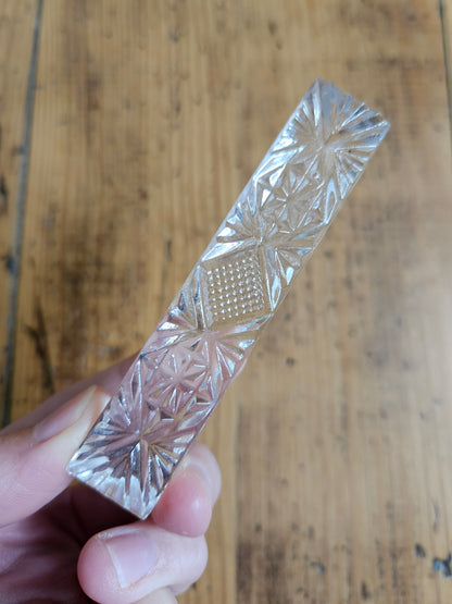 Porte couteaux en cristal