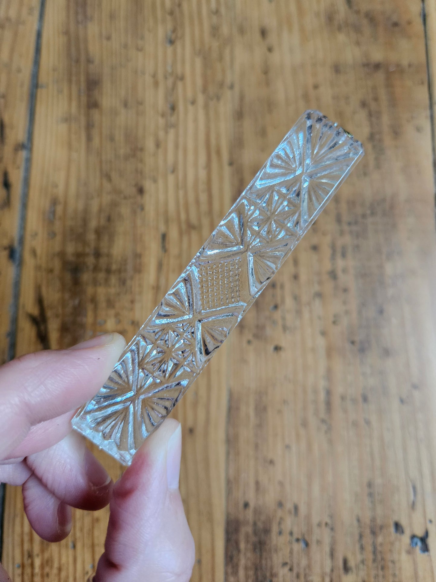 Porte couteaux en cristal