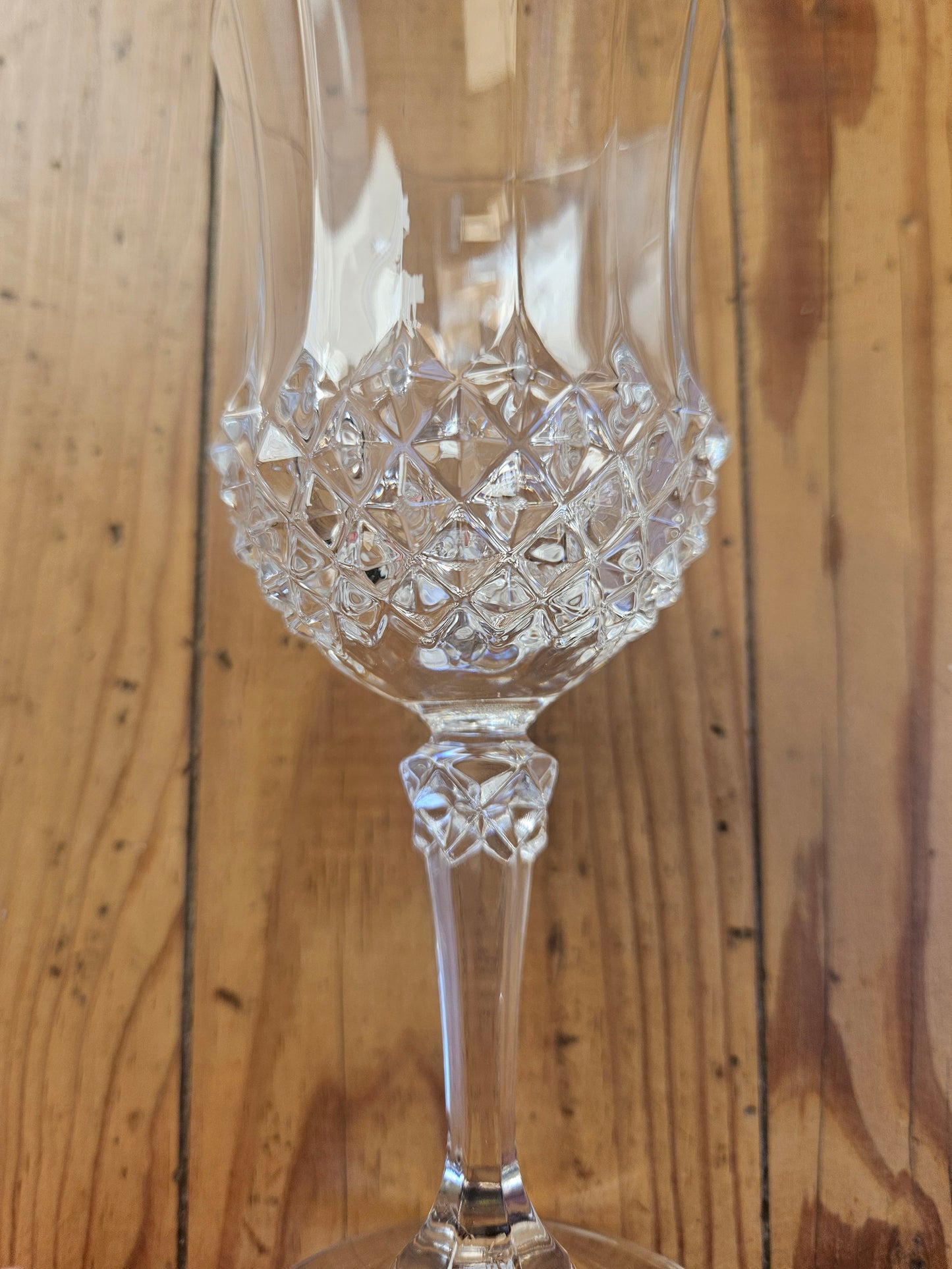 Verre à pied cristal d’Arques, Longchamp