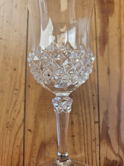 Verre à pied cristal d’Arques, Longchamp