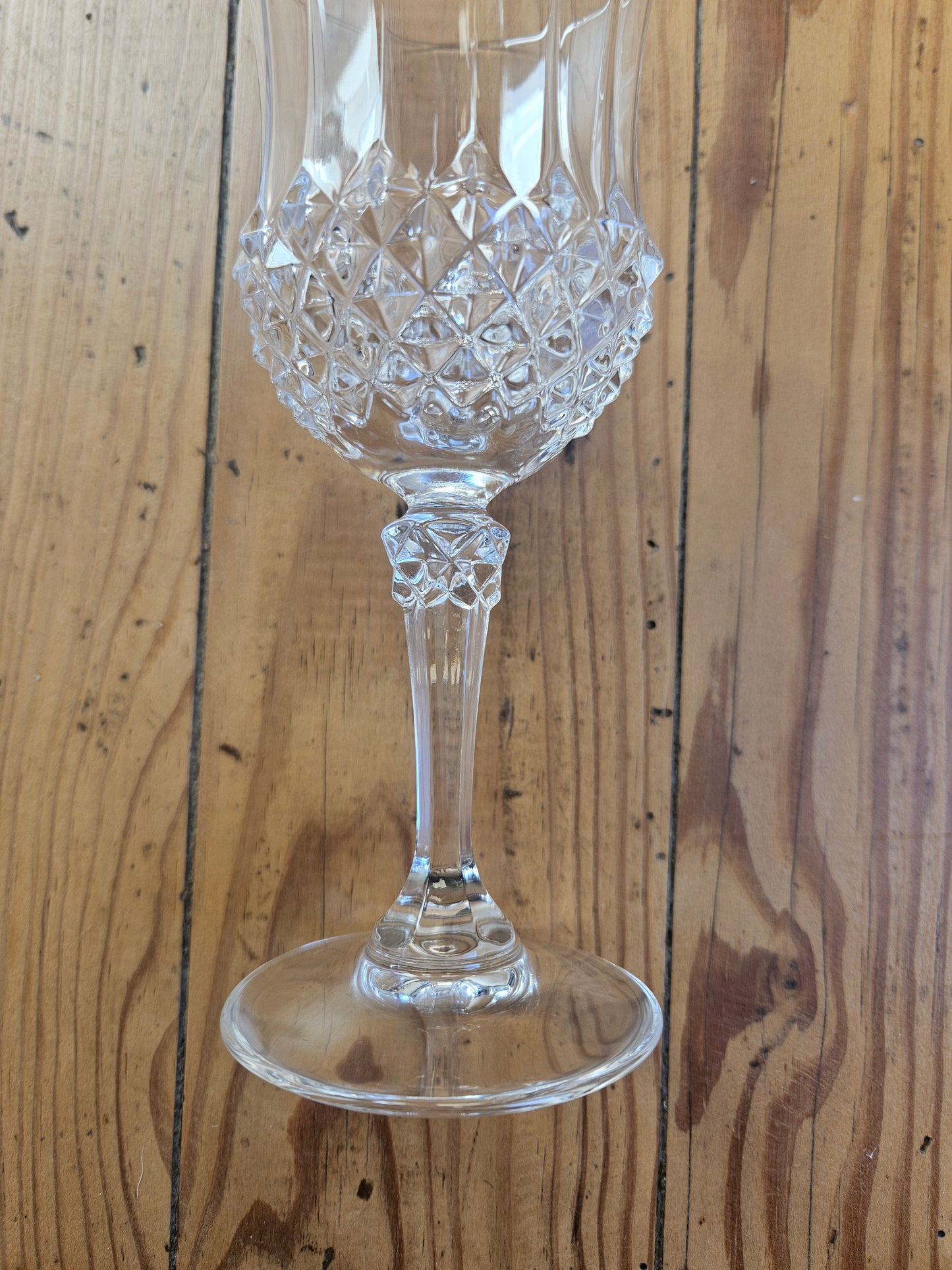 Verre à pied cristal d’Arques, Longchamp