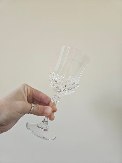 Verre à pied cristal d’Arques, Longchamp