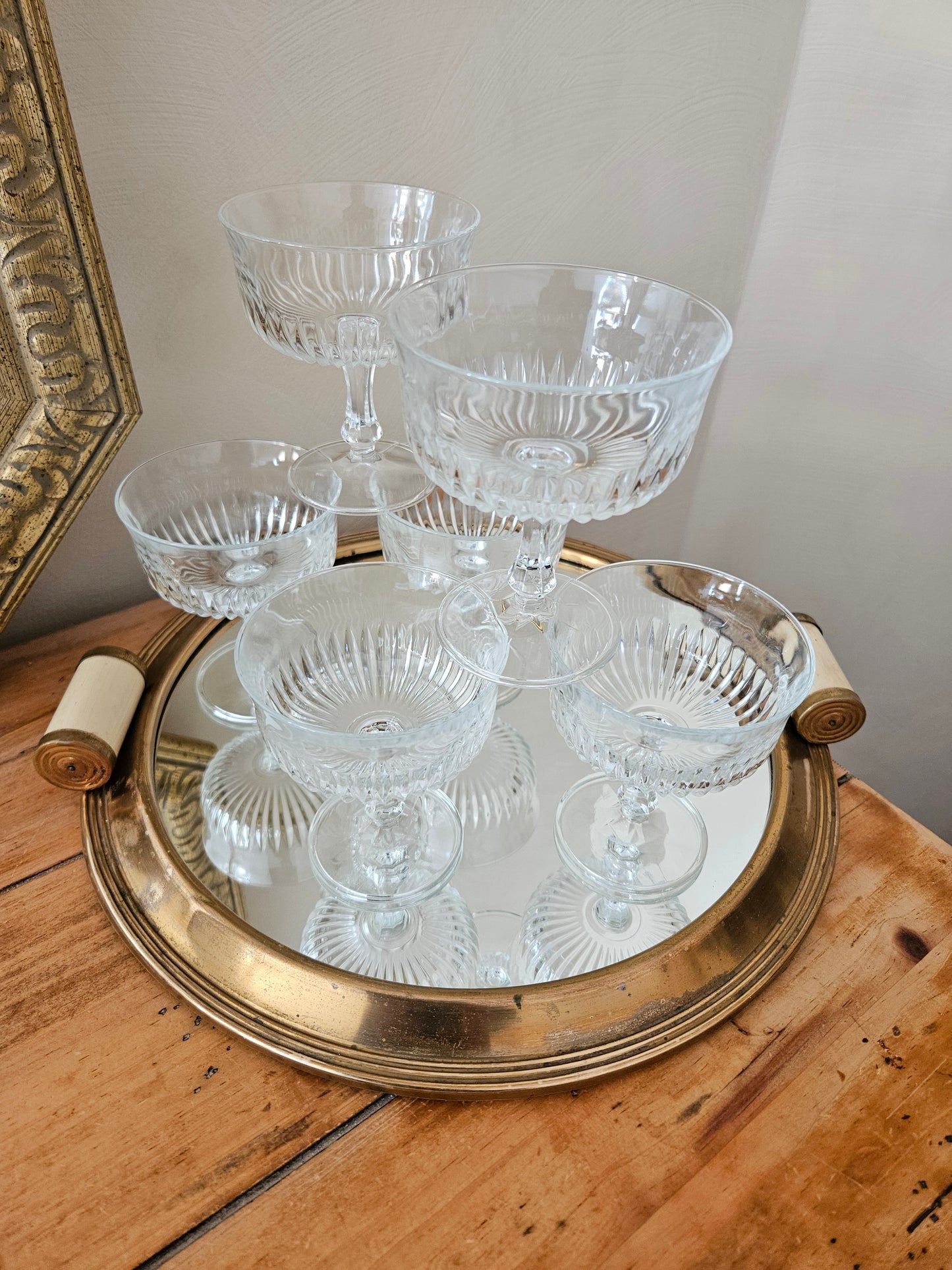 Coupes en verre de Reims "Château"