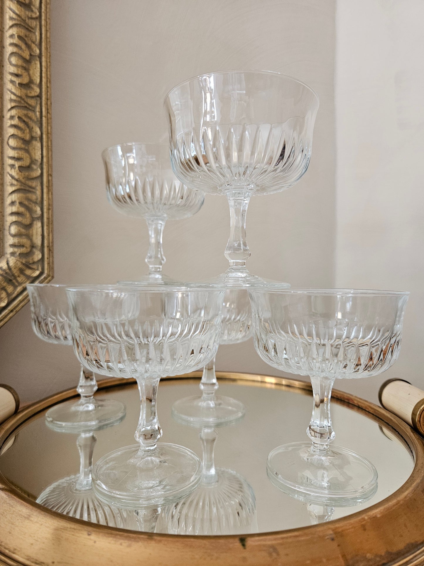 Coupes en verre de Reims "Château"