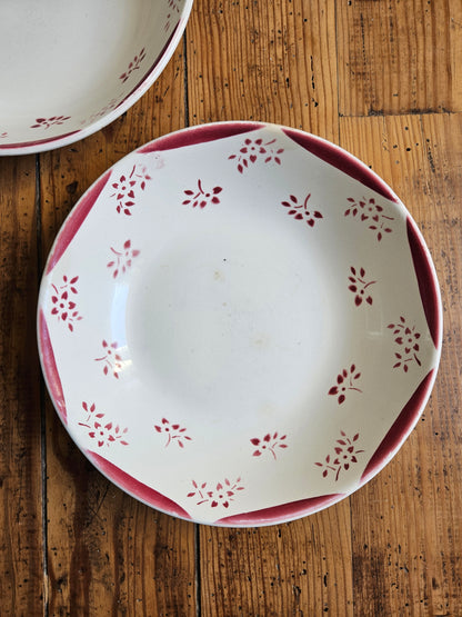 Assiettes calottes Digoin, Aquitania