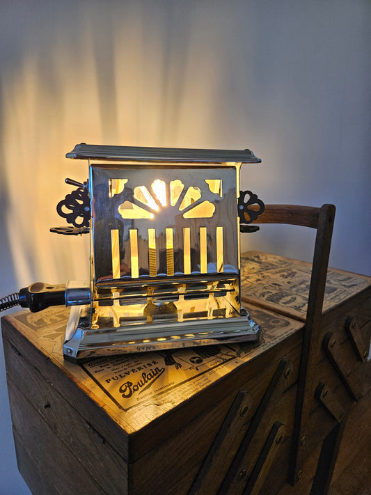 Lampe vintage Calor upcyclée