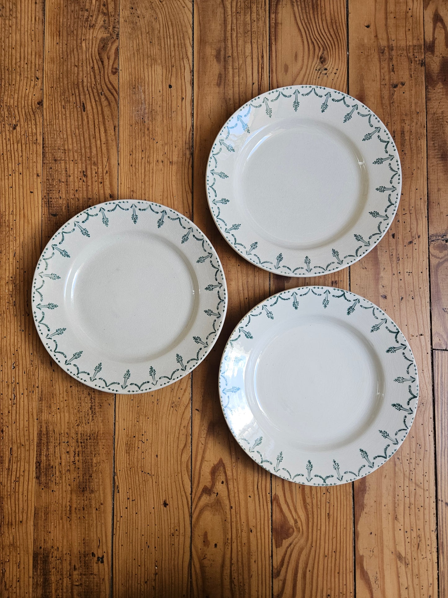 Assiettes plates Gien