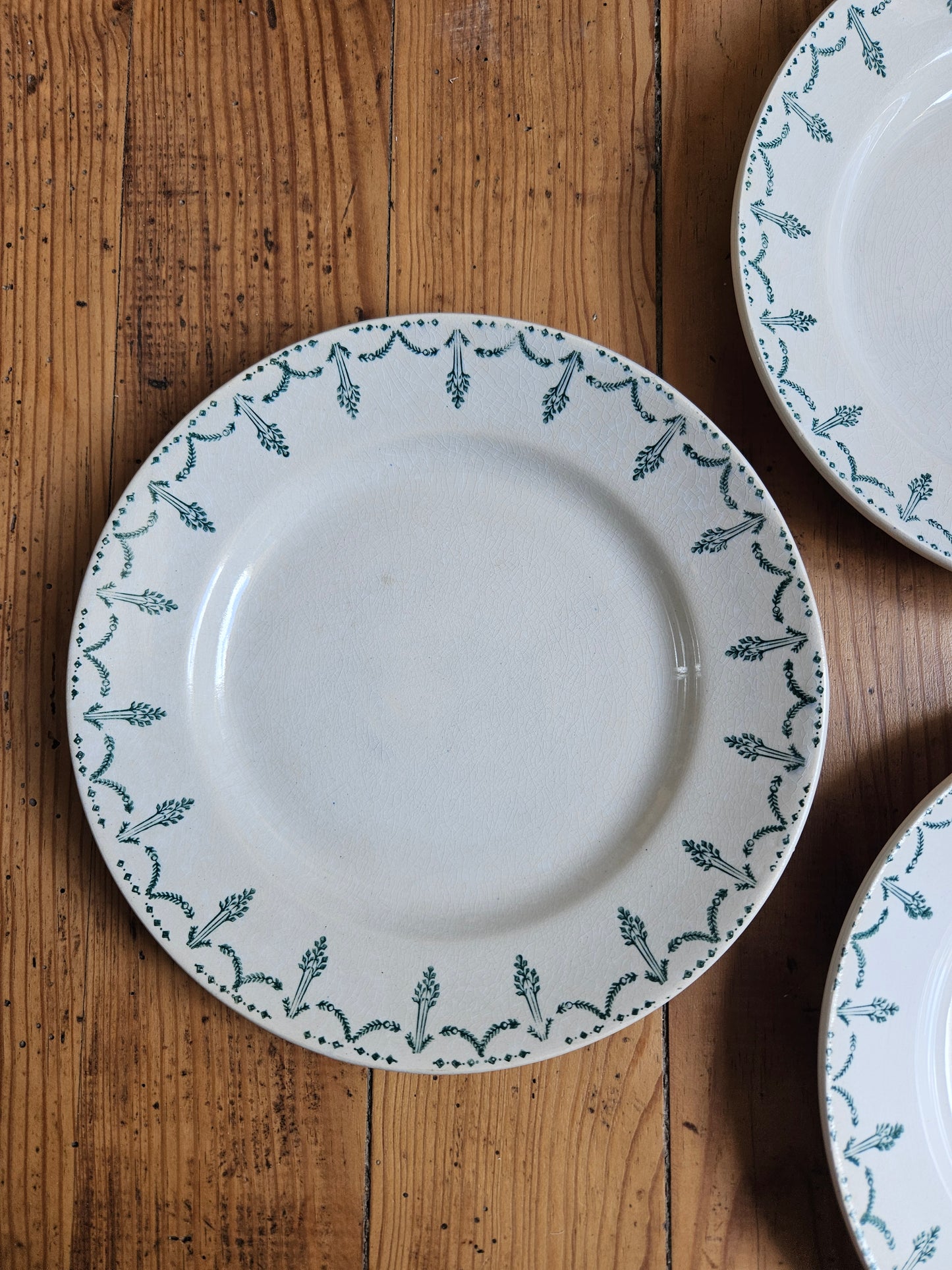 Assiettes plates Gien