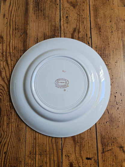 Plat rond fleuri L’Amandinoise