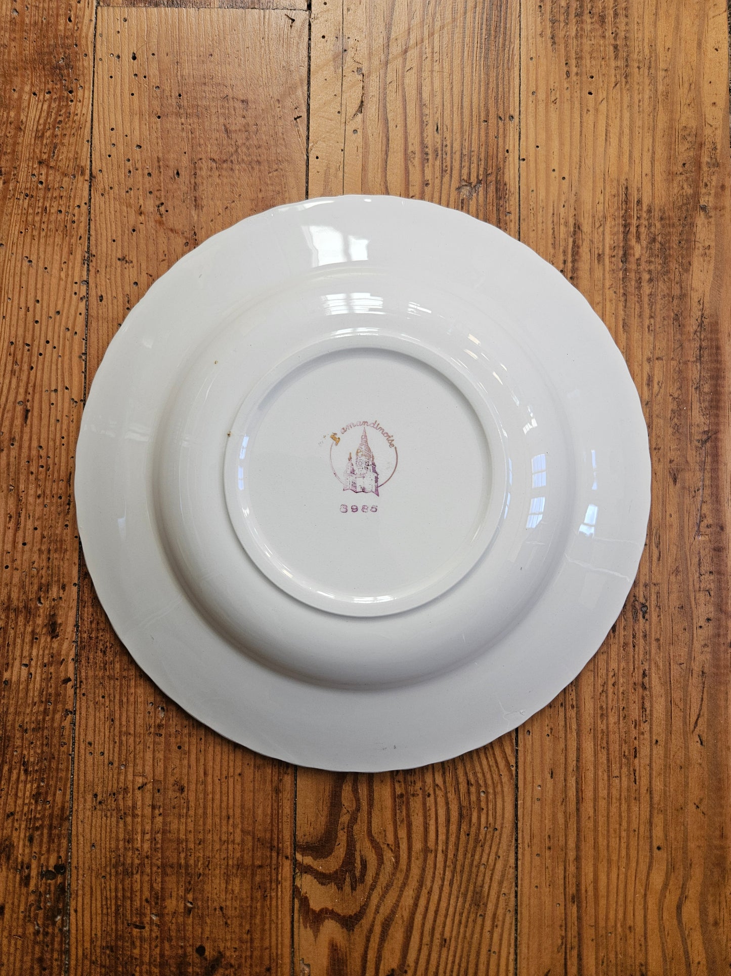 Assiettes creuses L’Amandinoise à fleurs