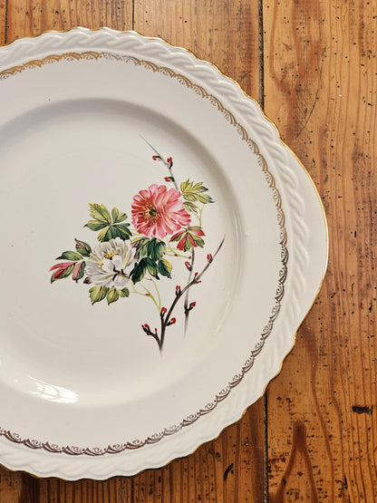 Plat à gâteau L’Amandinoise à fleurs