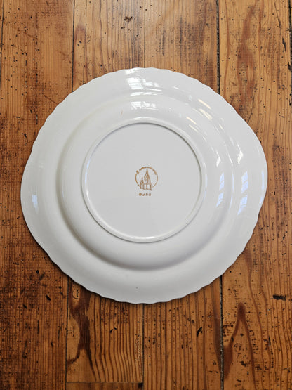 Plat à gâteau L’Amandinoise à fleurs