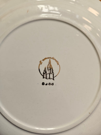 Plat à gâteau L’Amandinoise à fleurs