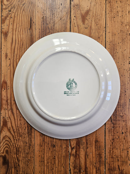 Plat rond Moulin des Loups, décor basque
