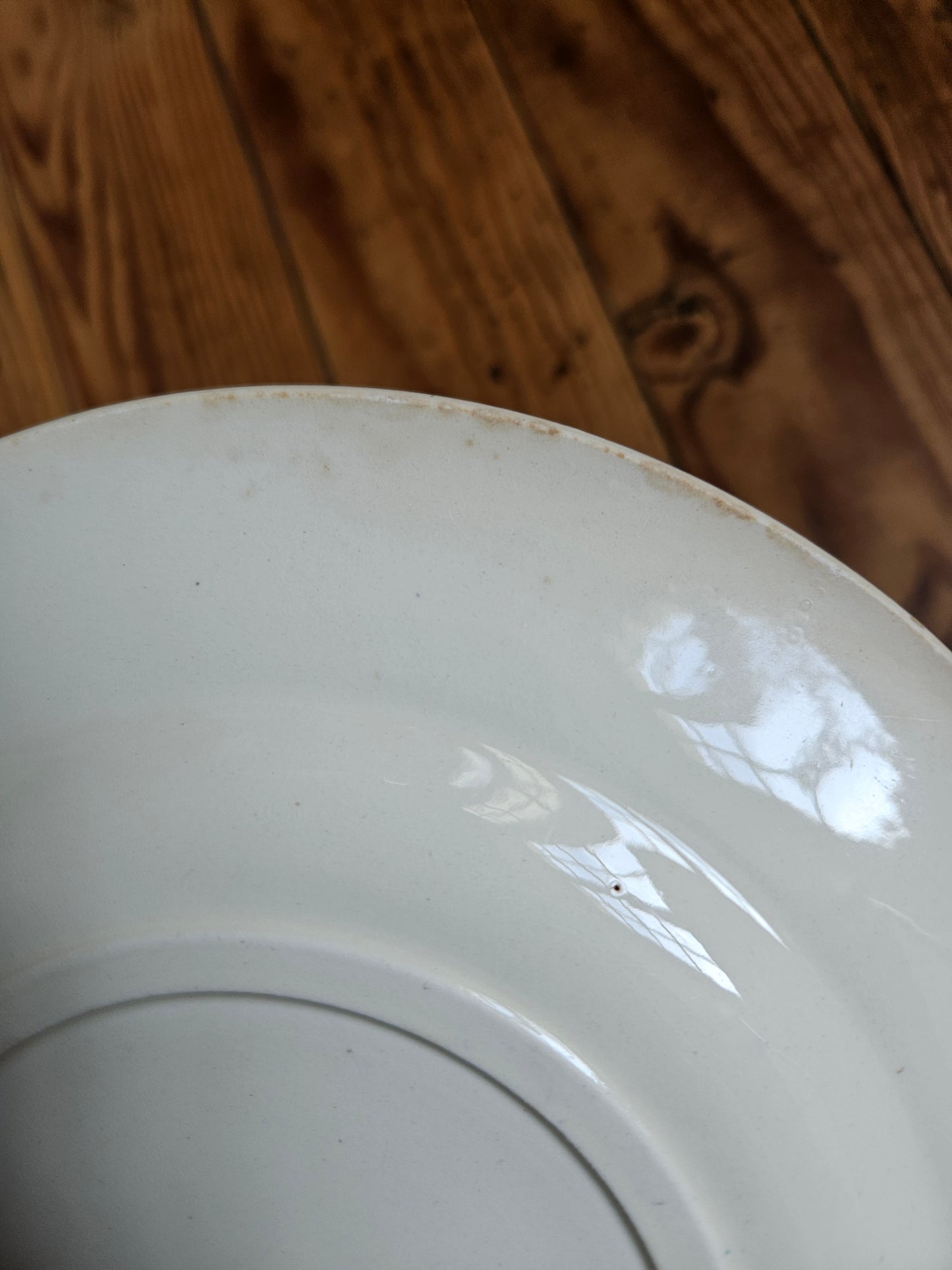Assiettes plates Clairefontaine, Rouen