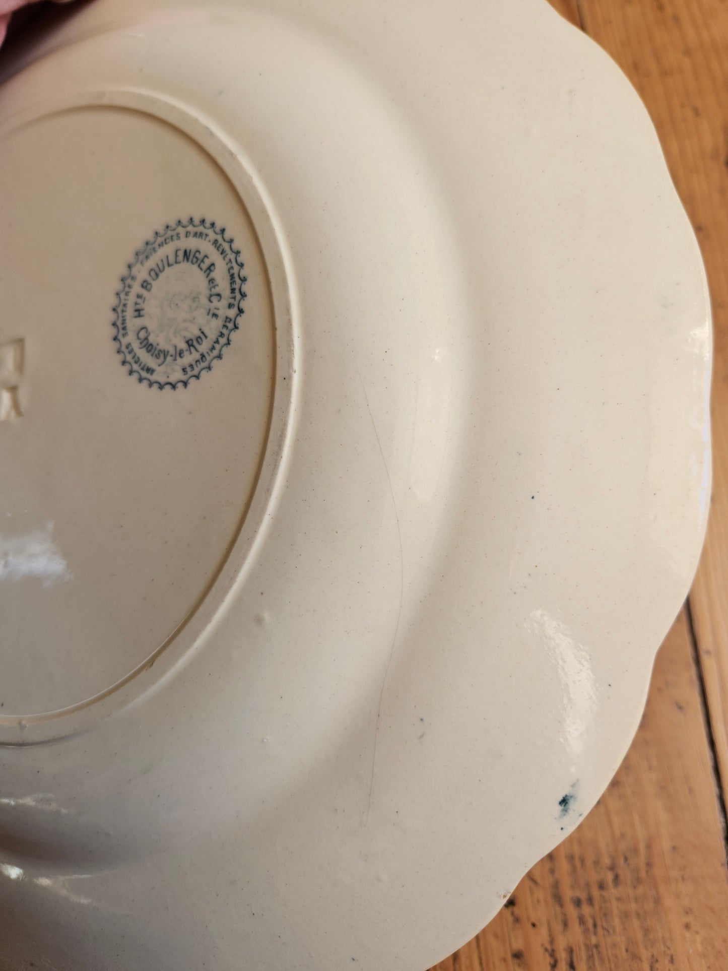 Assiette plate H. Boulenger & Cie, Henriette