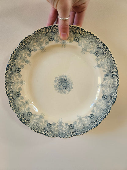 Assiette plate H. Boulenger & Cie, Henriette