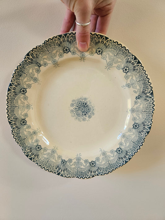 Assiette plate H. Boulenger & Cie, Henriette