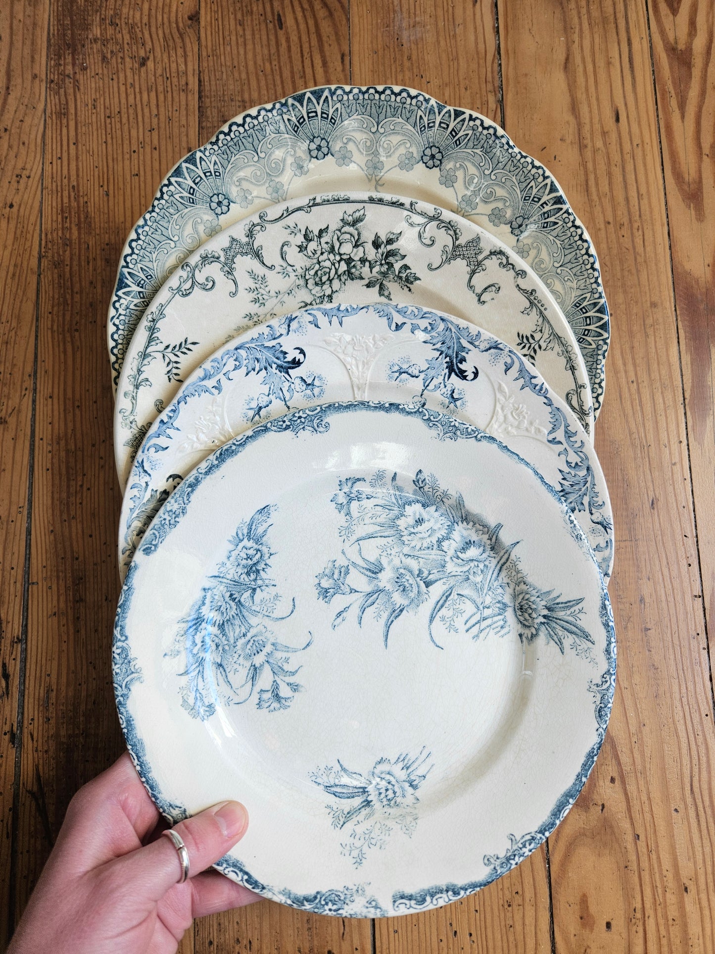 Assiette plate H. Boulenger & Cie, Henriette