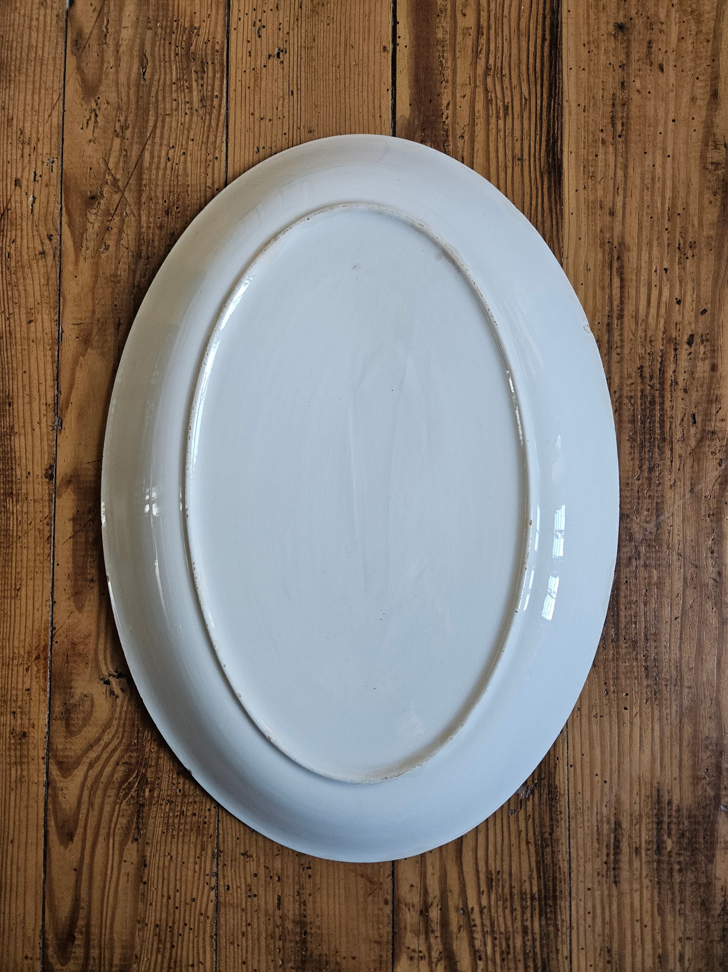 Plat ovale décor basque #2