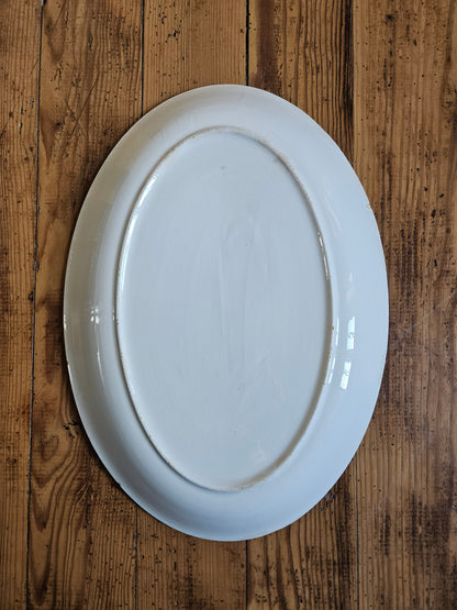 Plat ovale décor basque #2